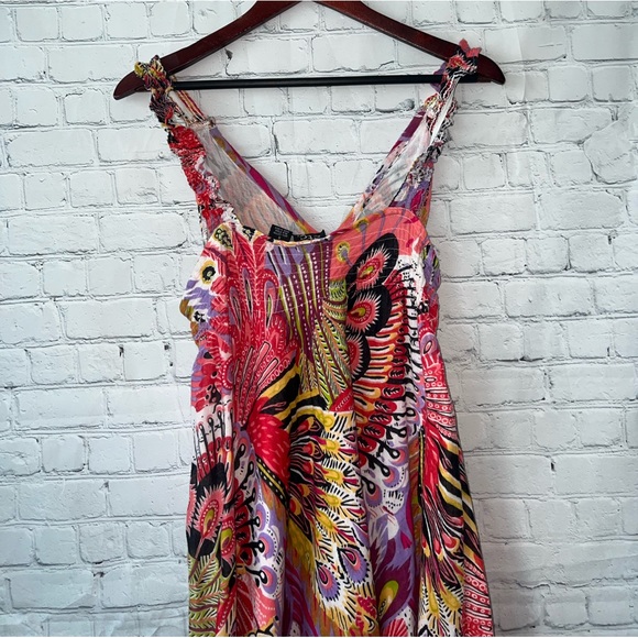 etc. Multicolor long floral dress size S - Picture 8 of 11